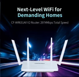 Comfast AX3000 WIFI6 Router Gigabit 2.4G&5GHz 802.11AX Wireless Signal Amplifier Booster Gigabit Router WIFI