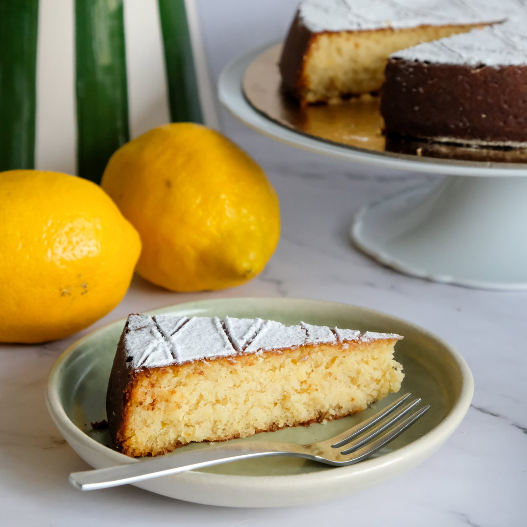 Torta Caprese al Limone (fatias)