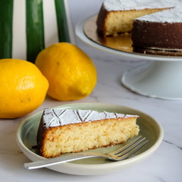 Torta Caprese al Limone (fatias)