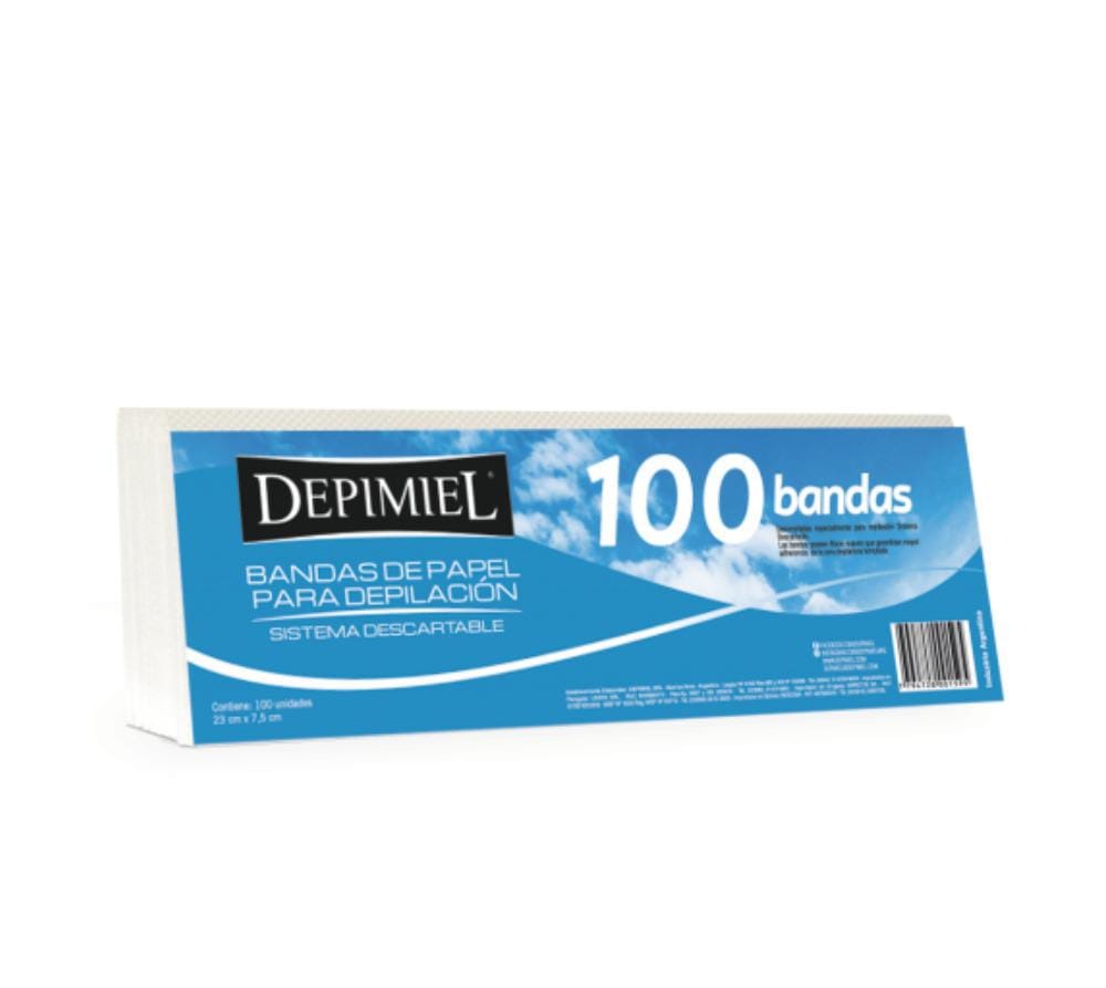 Bandas depiladoras 100u