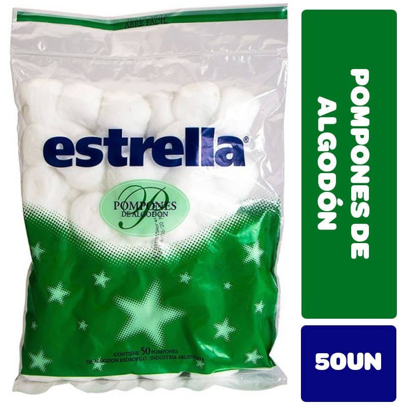 Pompones de algodón