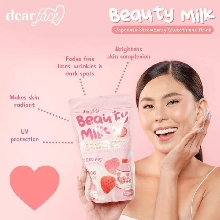 Dear Face  Beauty Milk Strawberry