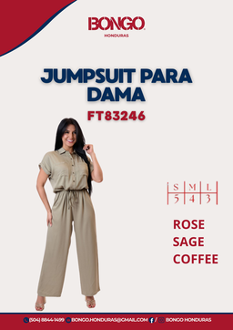 BONGO Women's Beige Casual Jumpsuit