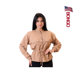 BONGO Women's Pink Long Sleeve Top