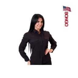BONGO Women's Black Long Sleeve Shirt
