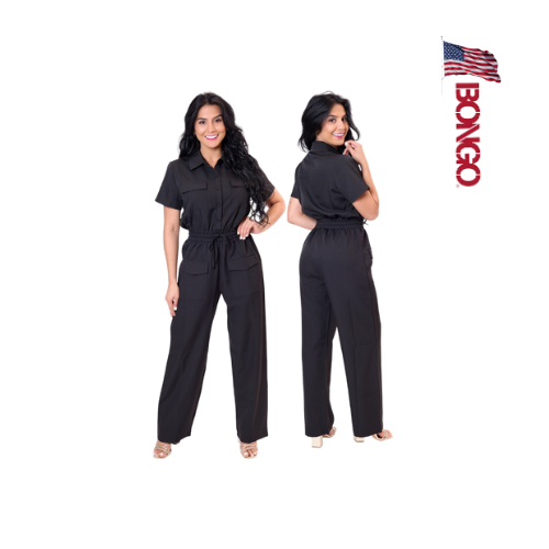 BONGO Women's Black Casual Jumpsuit_0