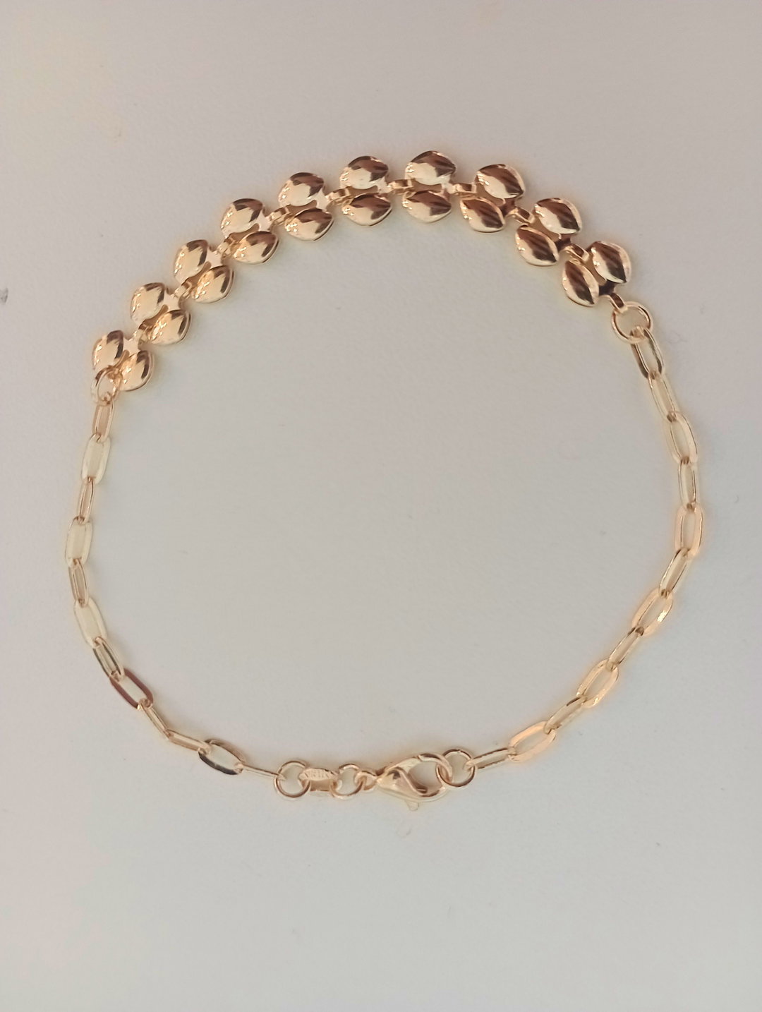 Pulseira Navete banhada a Ouro 18k