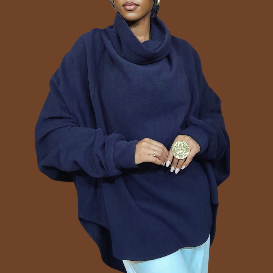 Ascili Snuggy Cardigan - Dark Blue 