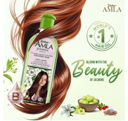DABUR AMLA JASMINRE HAIR OIL | For Strong, Nourished & Beautiful Shining Colored Hair