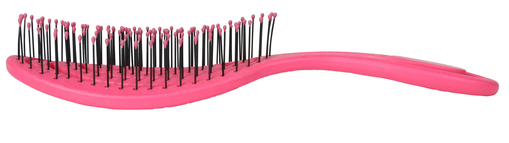 Bass Brush Pink Bio Flex Swirl Detangling Pet Brush_0
