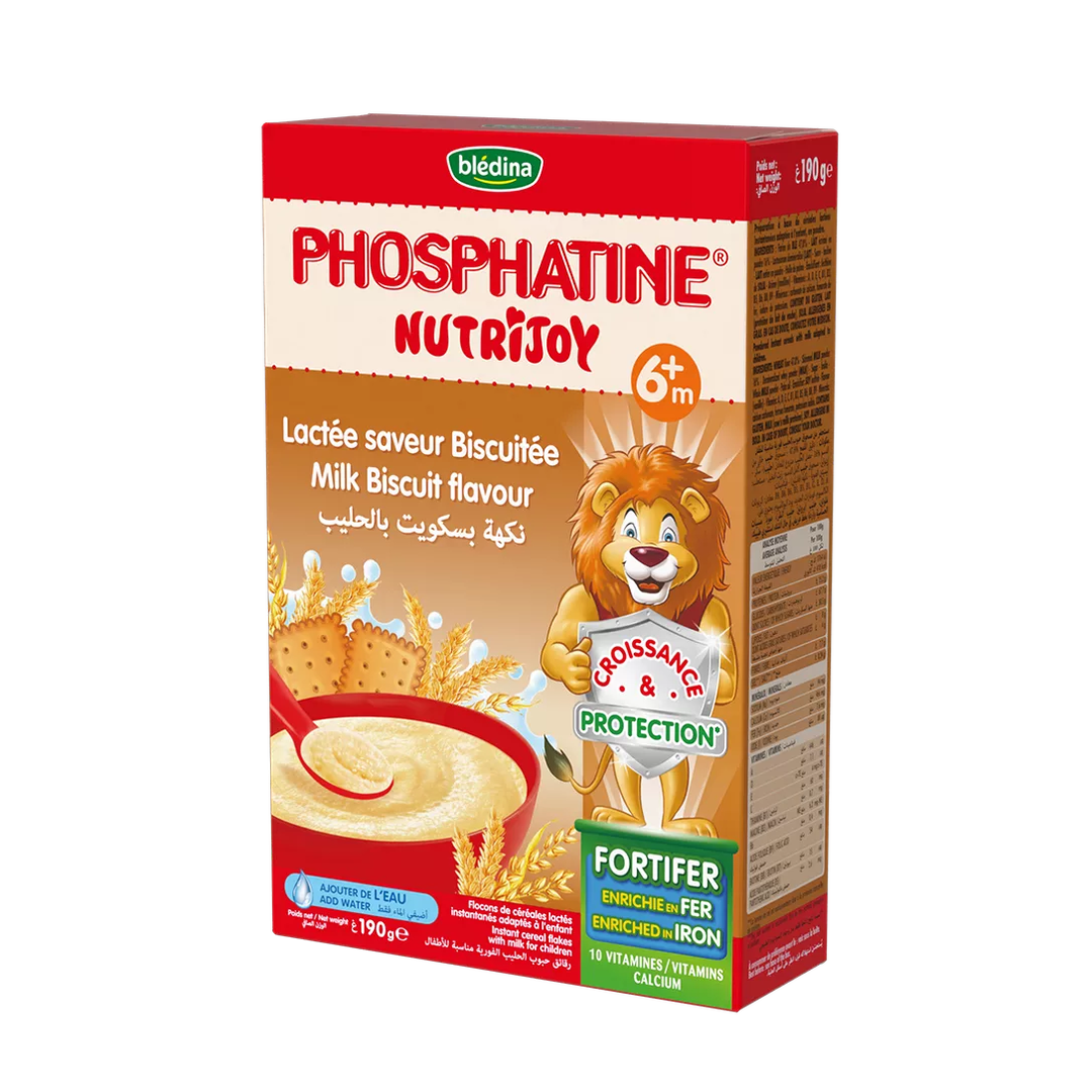 Phosphatine Nutrijoy Lactée Saveur Biscuitée 190g
