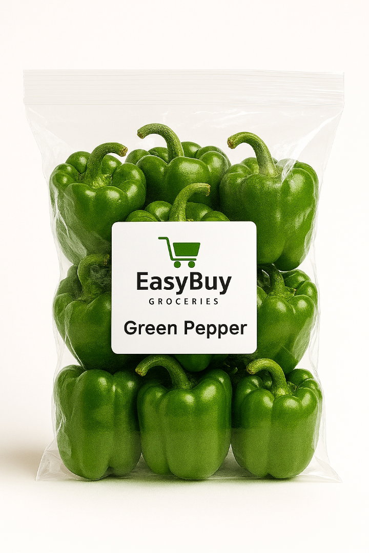 EasyBuy Fresh Green Peppers – 500g Resealable Pack_3