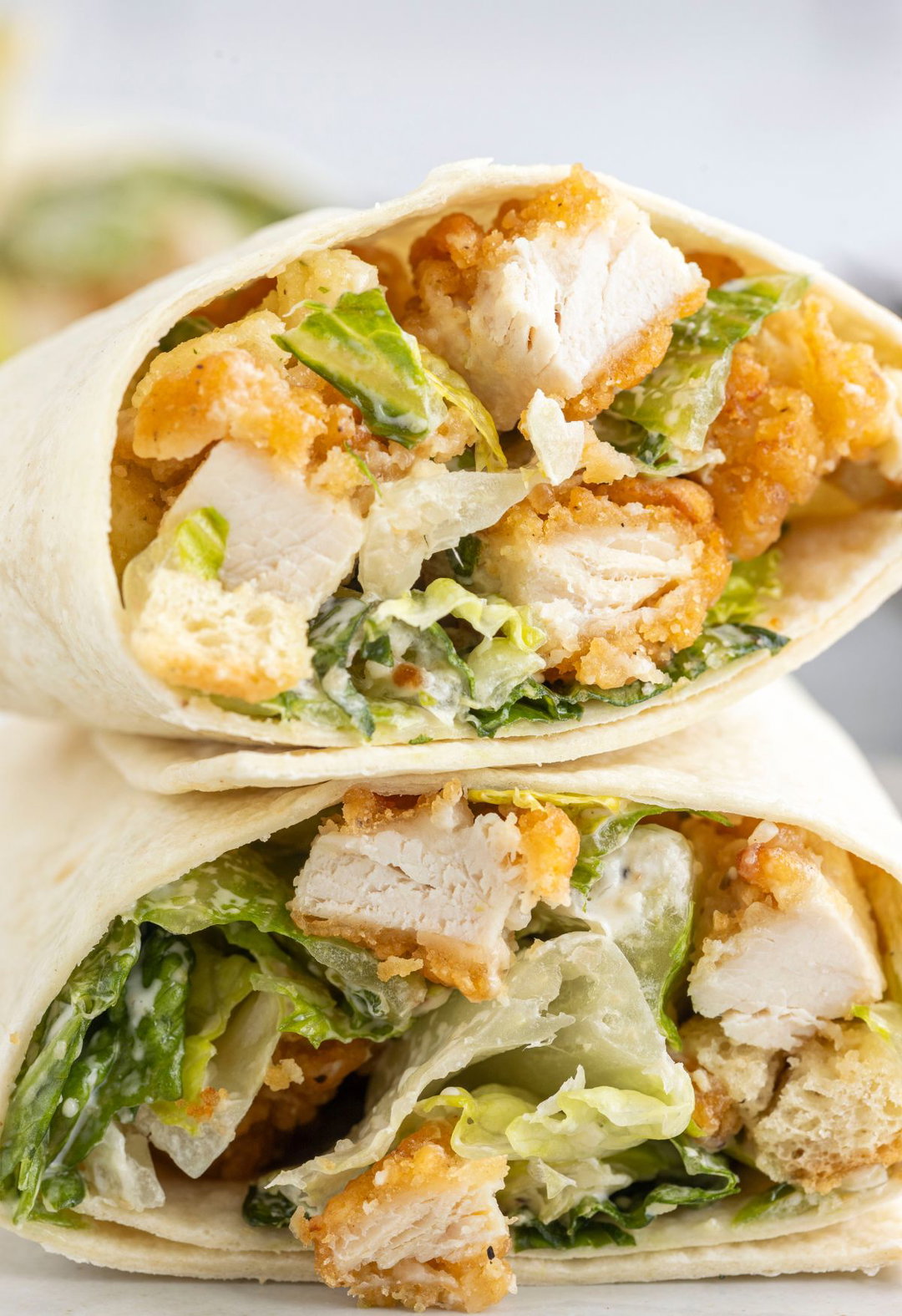 Crispy Chicken Ceasar Wrap