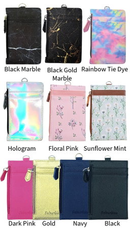 Personalise Name and Quotes Zip Cardholder 