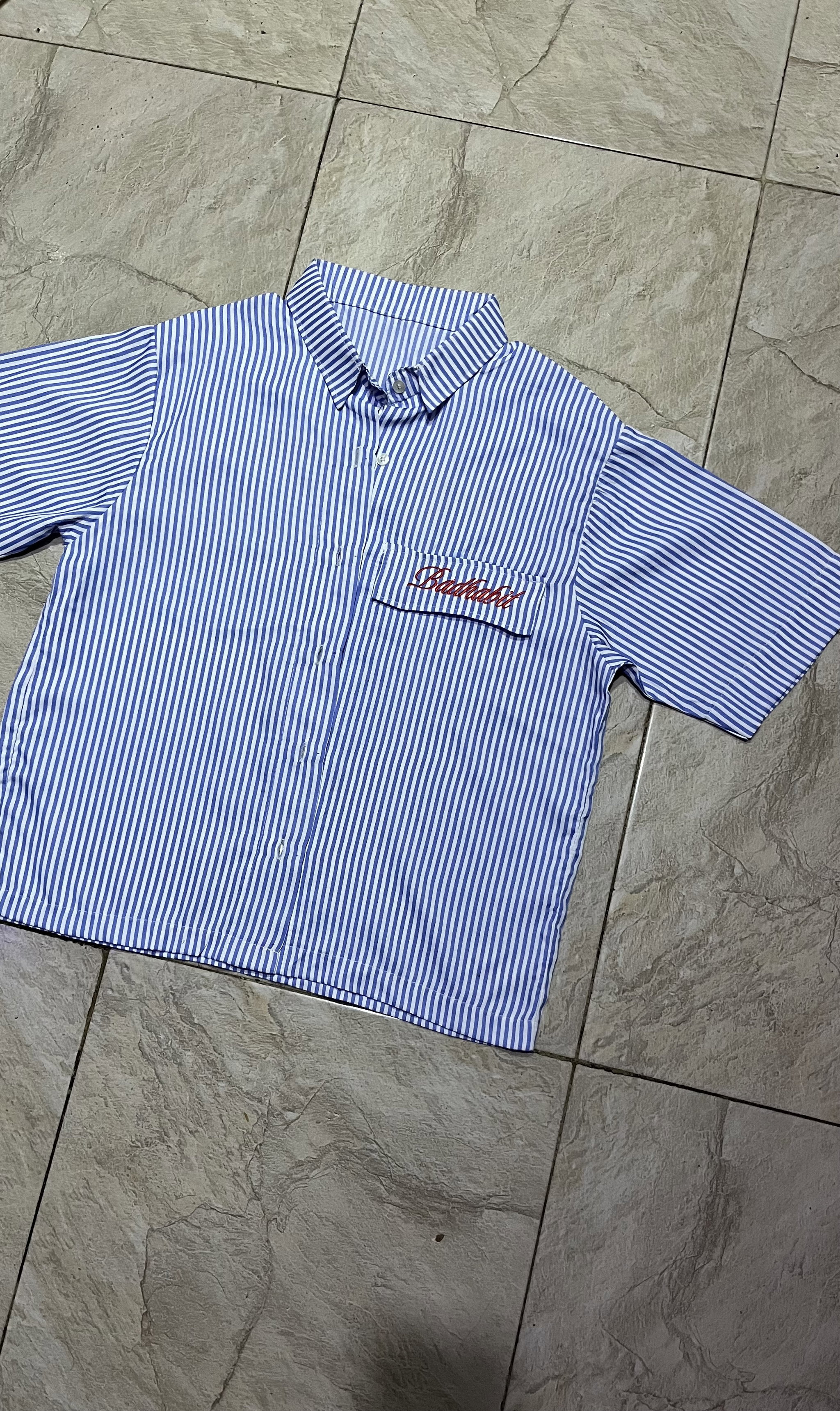 BADHABIT STRIPE SHIRT_0
