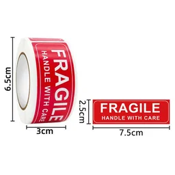 Pegatina o tape de fragil