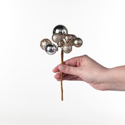 8" Assorted Ball Picks: Champagne
