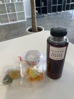 커피 떡 세트