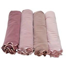 Voile léger à bordure ondulée jersey – Couleurs variées   Article_N°AMS_0004