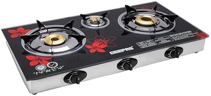 Geepas Gas Cooker with 3 Bruner| Model No GK6759