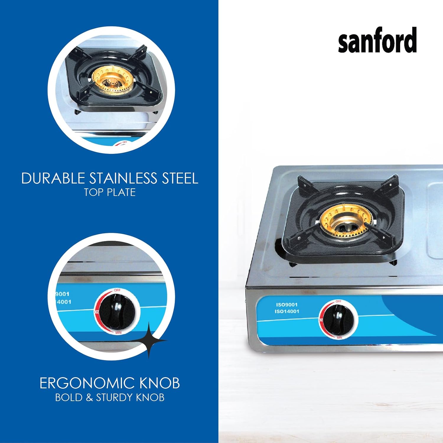 Sanford Double Burner Gas Stove - Sf 5220 Gc_3