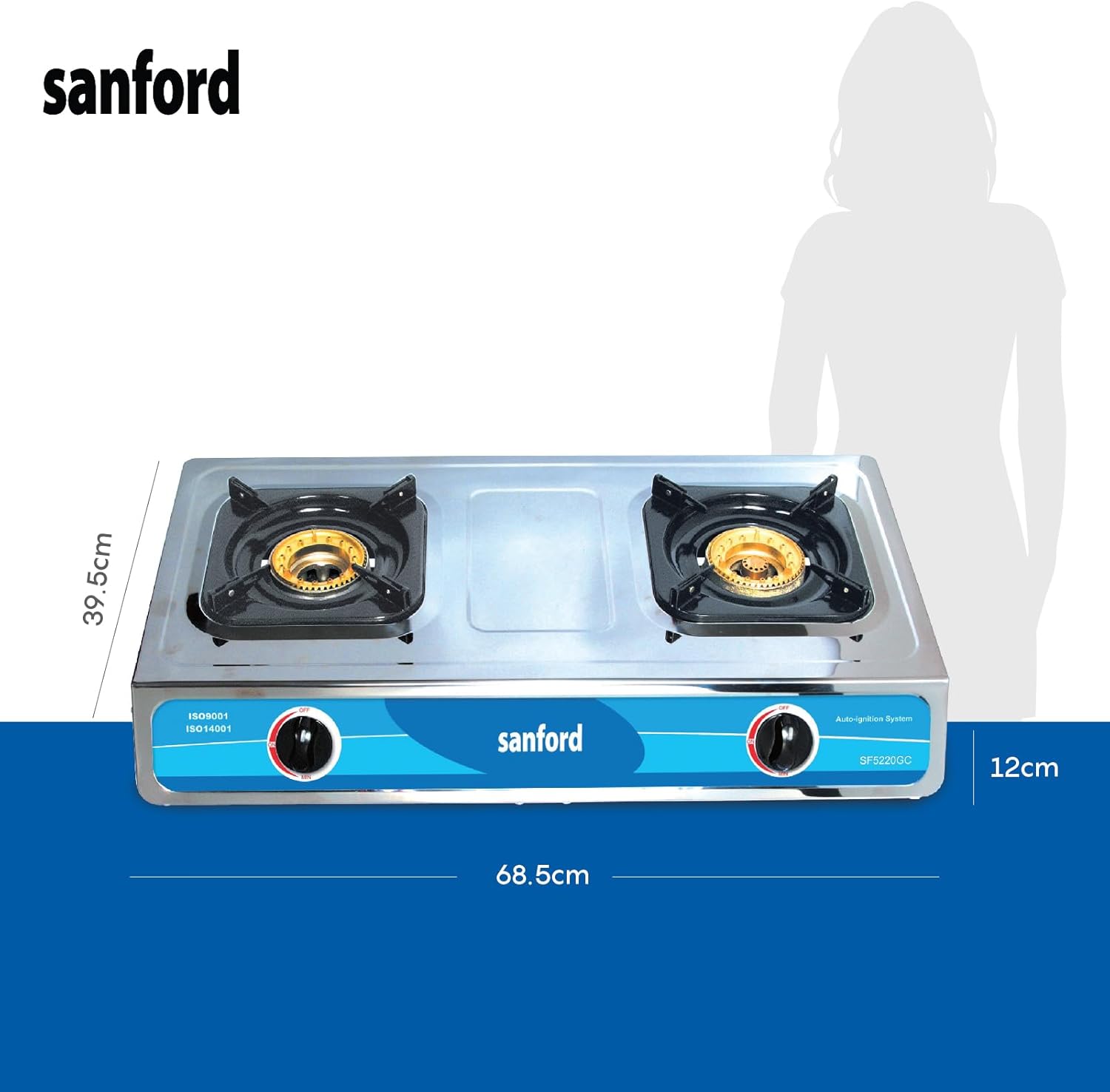 Sanford Double Burner Gas Stove - Sf 5220 Gc_1