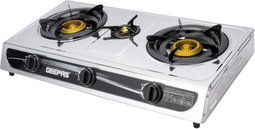 Geepas GK6857 Stainless Steel Triple Burner Gas Hob/Stove with Auto Ignition