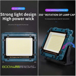 DLC Outdoor Multi Functional Solar Floodlight DLC-32882