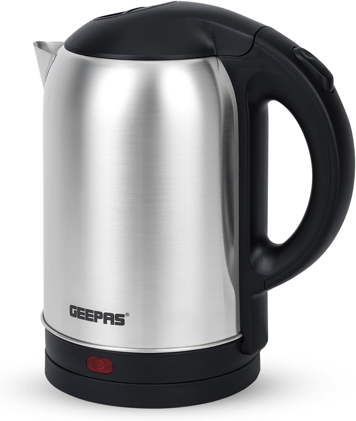 Geepas Electric Kettle, 2 Liter, 1400 Watts, Silver, Gk5466, Stainless Steel Material_1