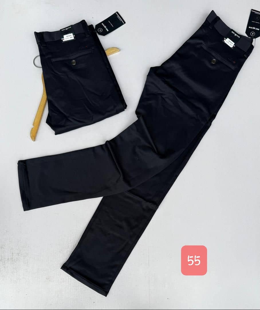High quality gentle trouser black _0