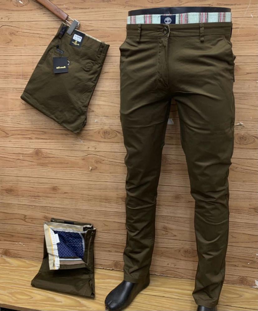 Coffee brown khaki trousers 