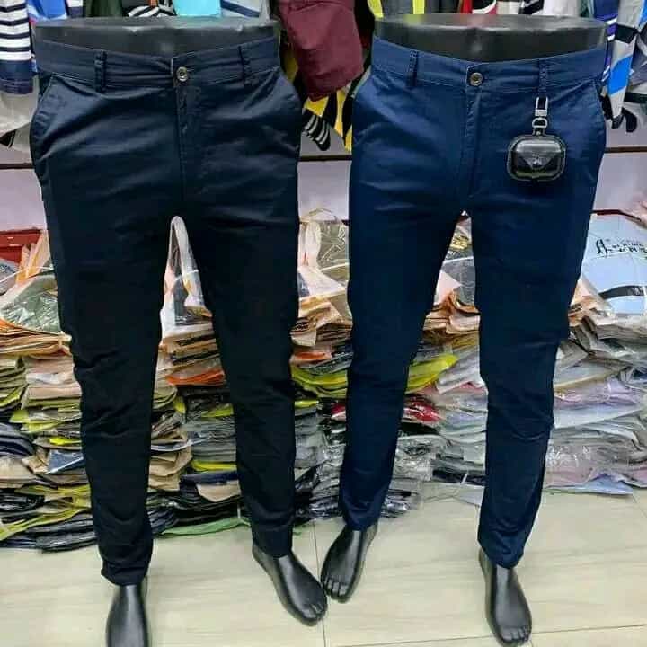Black and Navy blue khaki trousers