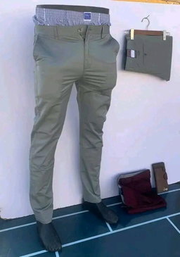 Grey khaki trousers 