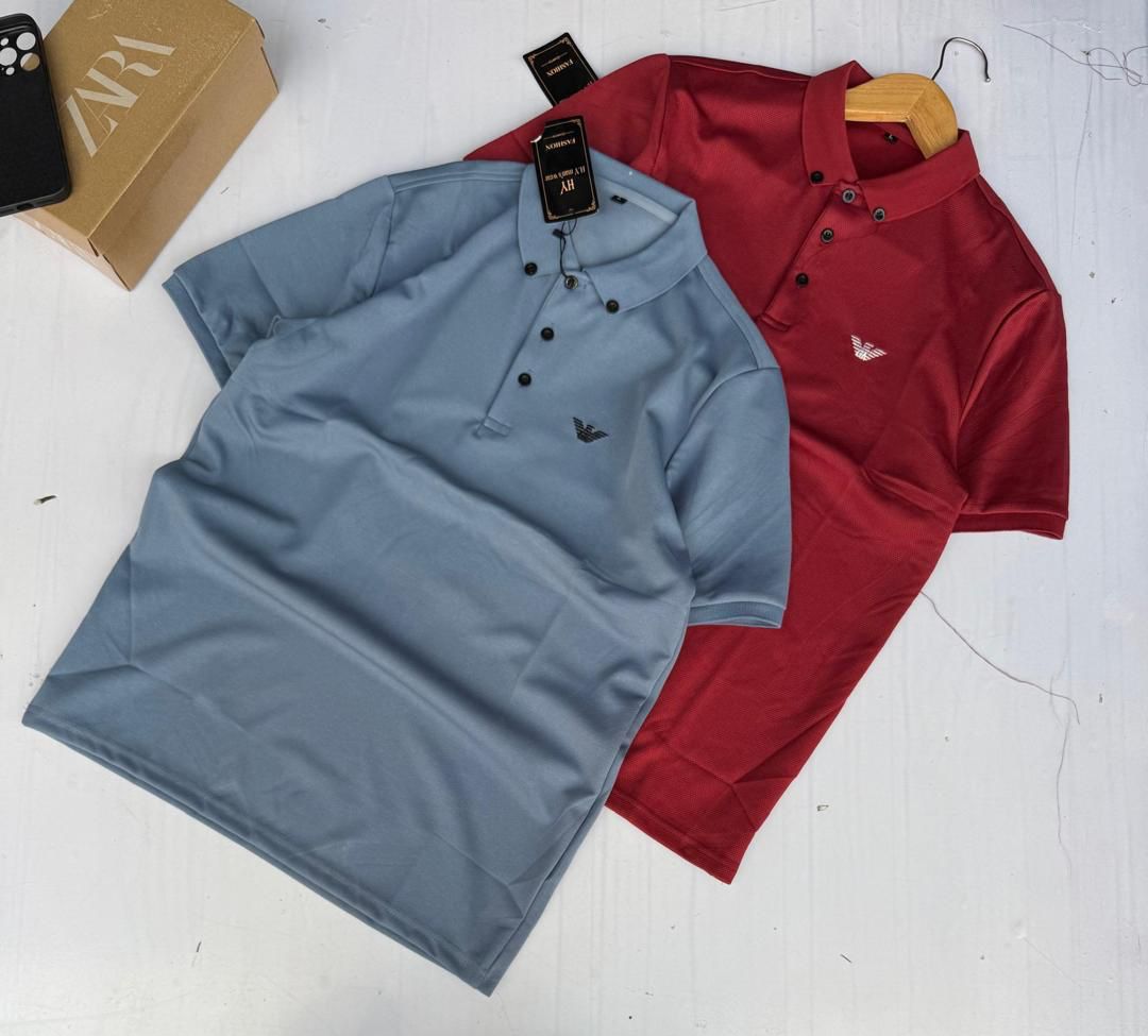 Maroon and Grey polo Tshirts 