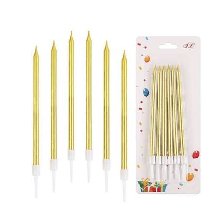 BIRTHDAY CANDLE GOLD (L)