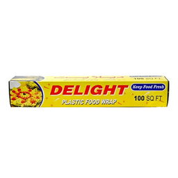 DELIGHT PLASTIC FOOD WRAP 100FT