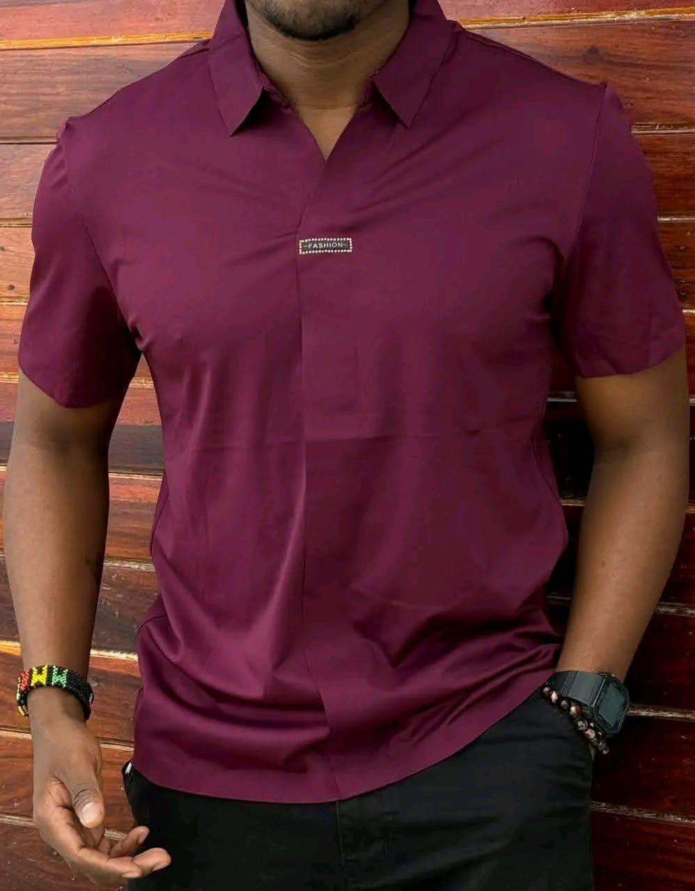 Maroon rubber tshirts