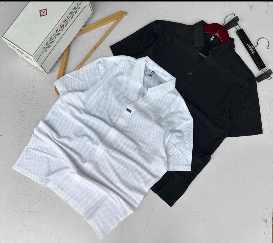 White and black Rubber tshirts
