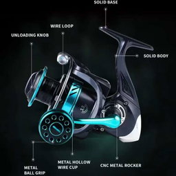 CALDARI SPINNING REEL FULL METAL CASTING -HZ7000