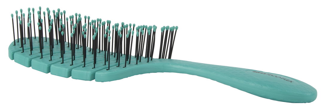 Bass Brush Teal Bio Flex Detangling Pet Brush