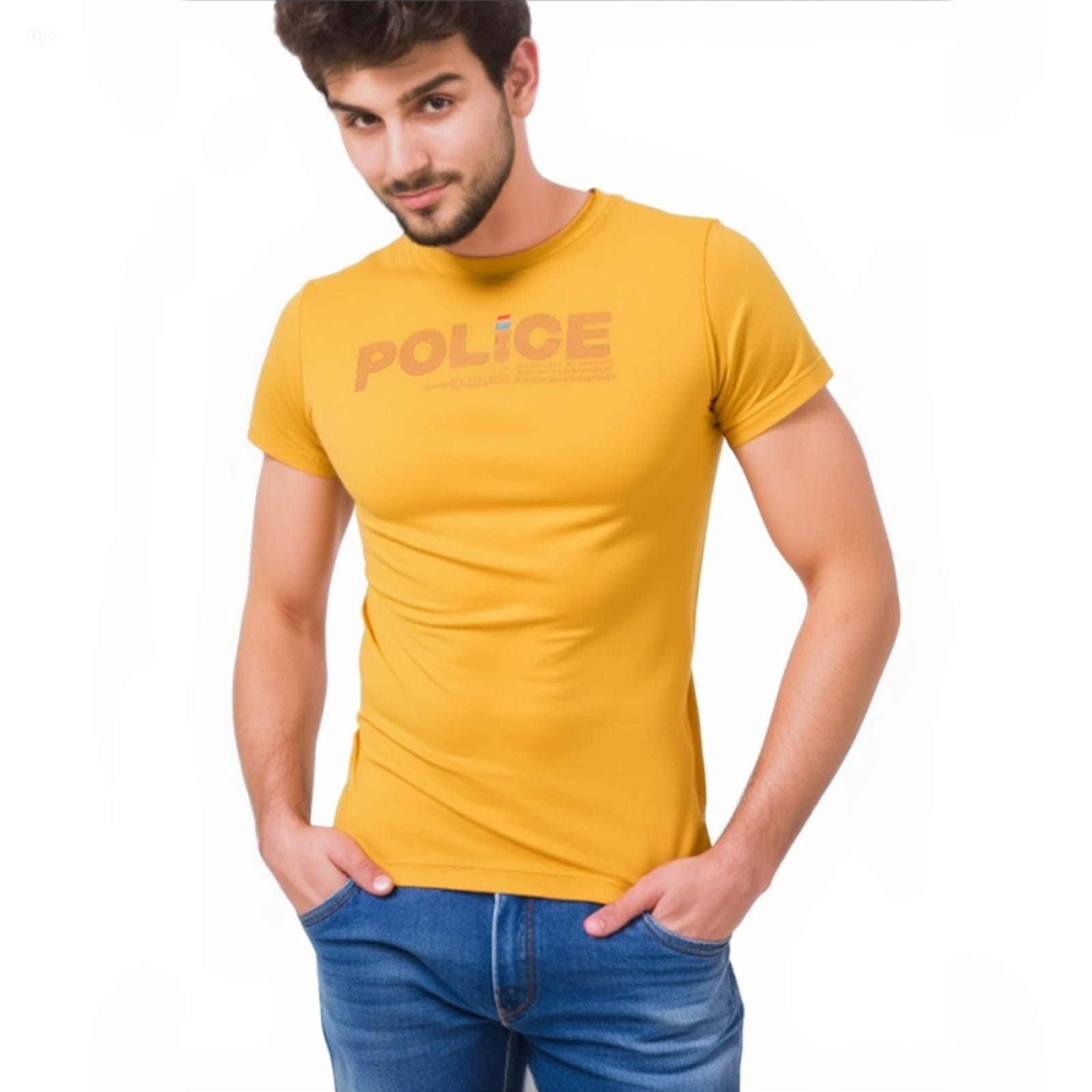Police Brand Men's T-Shirt | Bodysize  _2