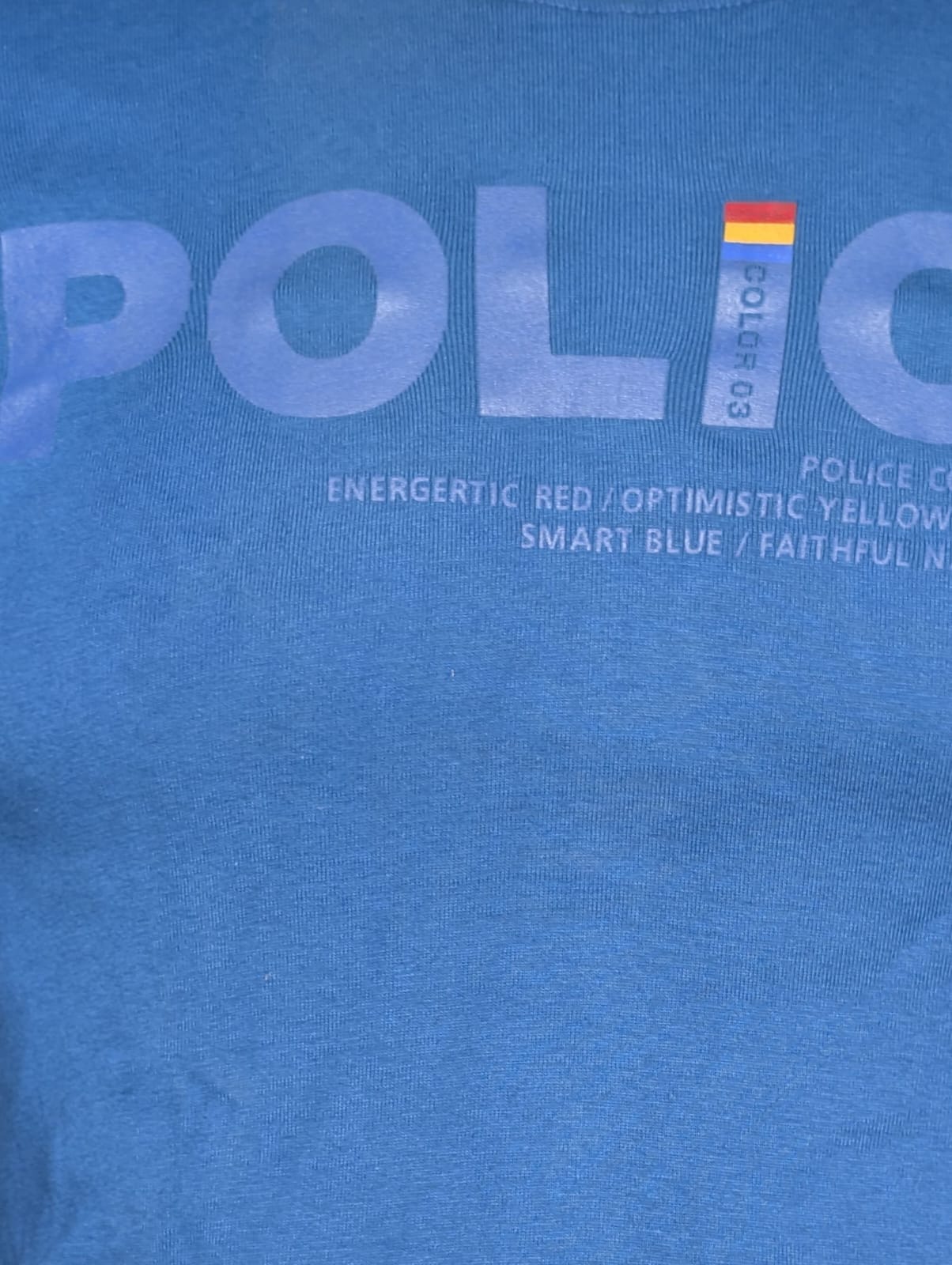 Police Brand Men's T-Shirt | Big Size_3