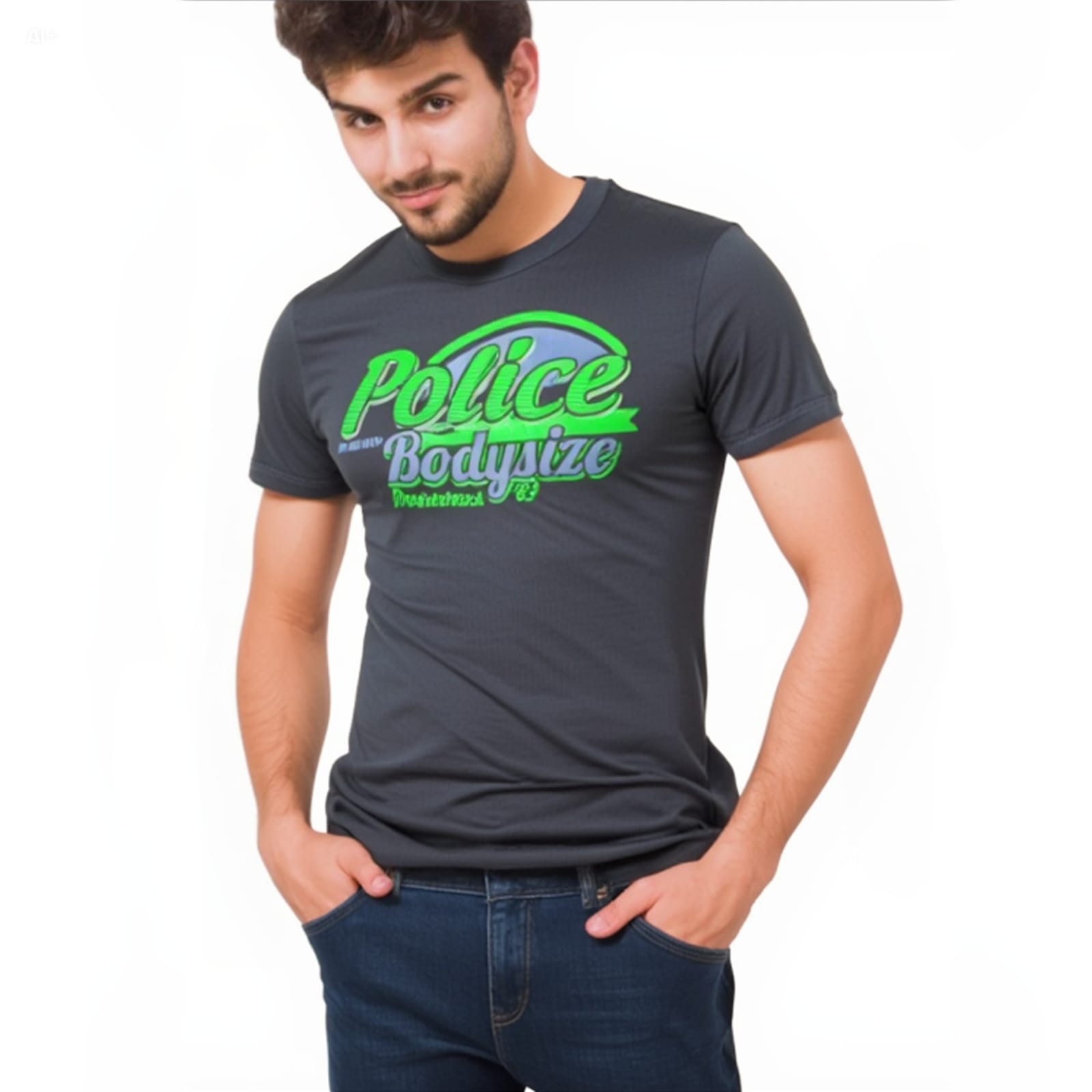 Police Brand Men's T-Shirt | Big Size_1