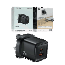 Green Lion Wall Charger PD+QC Signal Channel 25W