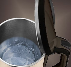 SANFORD 1.7 Liter - Food Grade Three Layer Electric Kettle 360º Rotational Design