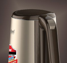 SANFORD 1.7 Liter - Food Grade Three Layer Electric Kettle 360º Rotational Design