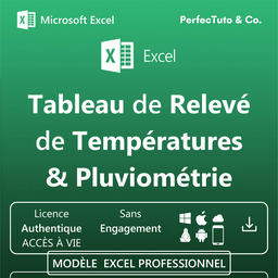Relevé des Temperatures et Pluviometrie