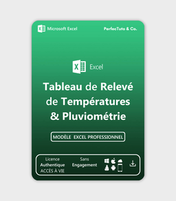 Relevé des Temperatures et Pluviometrie
