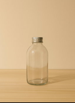Premium Round Glass Bottle - 350ml