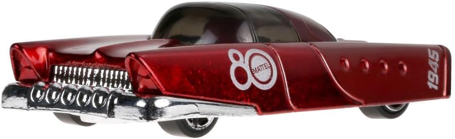 Hot Wheels Mattel Dream Mobile, 80th Anniversary Collector's Edition, Die-Cast Model Car, Red_1
